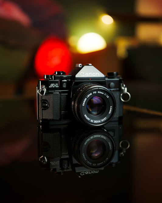 Canon a1 w/ 50mm f1.8 + 80-200mm f3.5 - Film SLR