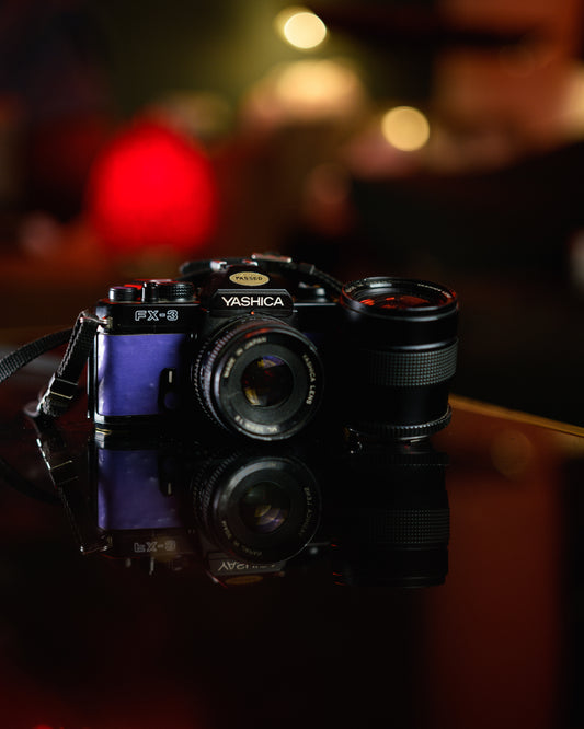 Yashica Fx3 w/ 50mm f2 + zoom lens