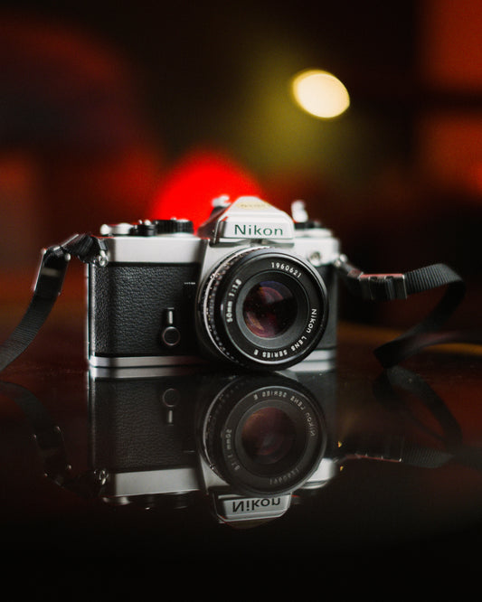 Nikon Fm w/ 50mm f1.8 - slr film camera