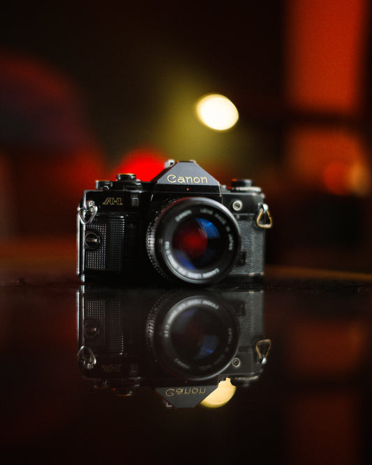 Canon a1 w/ 50mm f1.4 - slr film camera