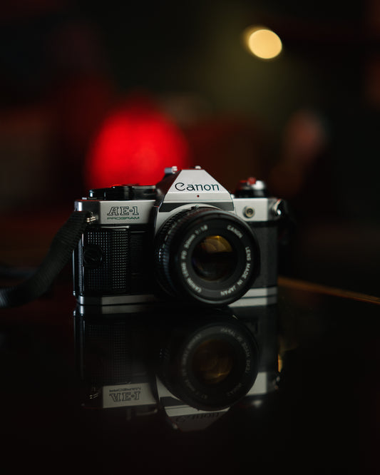 Canon ae1 program w/ 50mm f1.8 - 35mm SLR Film Camera