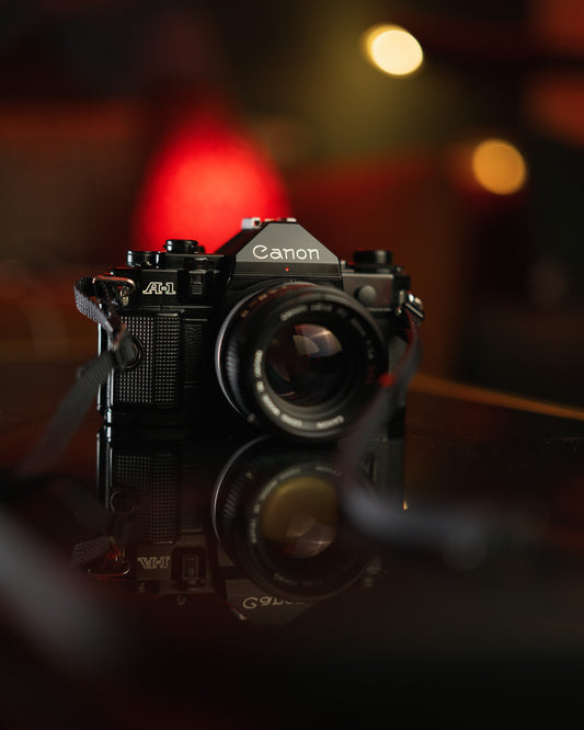 Canon a1 w/ 50mm f1.4 ssc - 35mm film camera