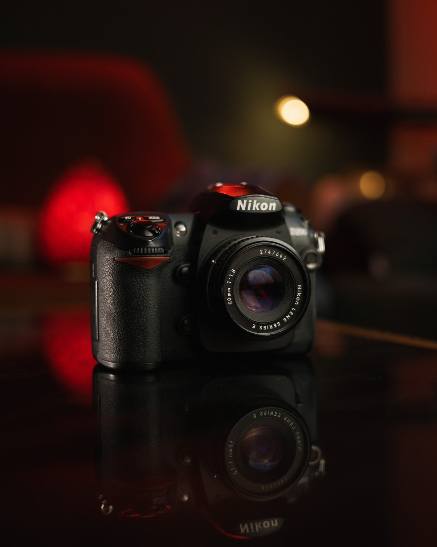 Nikon d200 digital camera w/ 50mm f1.8