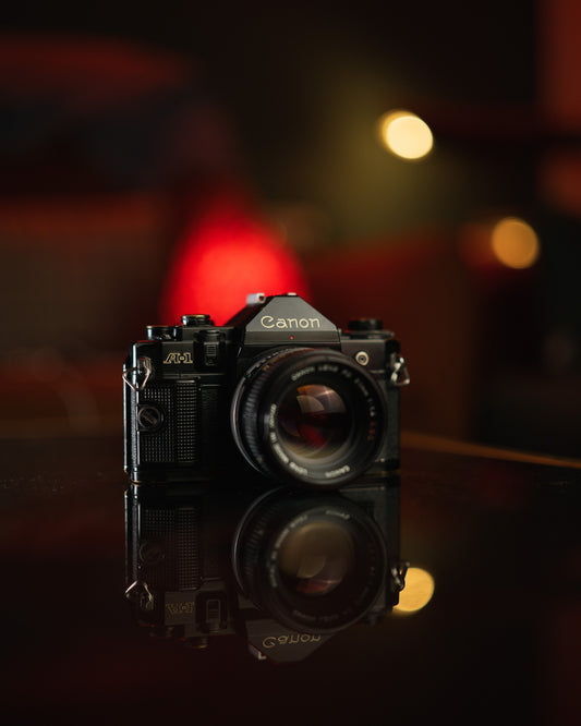Canon a1 w/ 50mm f1.4 ssc - 35mm film camera